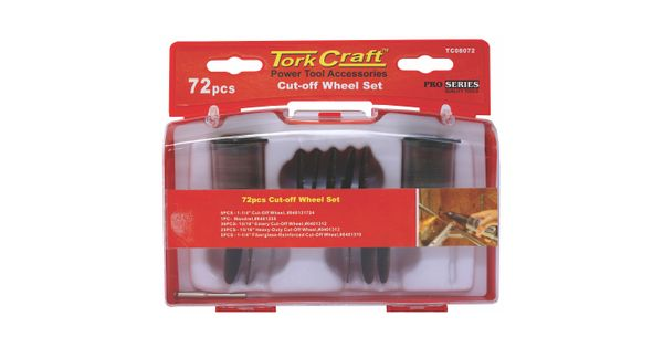 Tork Craft Cut-Off Wheel Set 72 Piece Mini product image