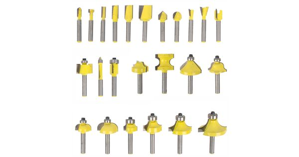 Router Bit Set 24pc Alum.case 1/4' product image
