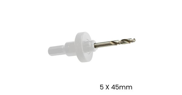 Arbor Drill Bit 5 X 45mm For Hss Hole Saw product image