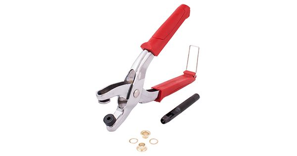 Grommet Setting Tool Kit C/w 10pc Eyelets 7mm product image