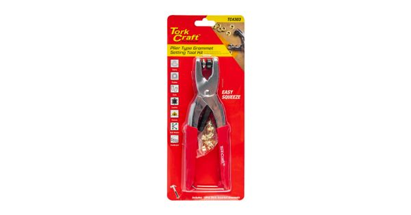Grommet Setting Tool Kit C/w 10pc Eyelets 8mm product image