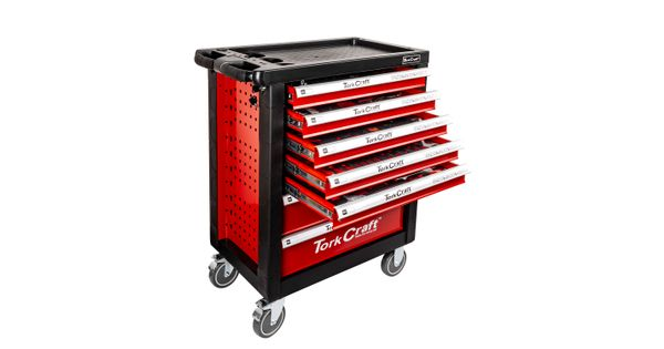 Tork Craft 196-Piece 7-Drawer Roller Tool Cabinet on Castors TC620030 product image