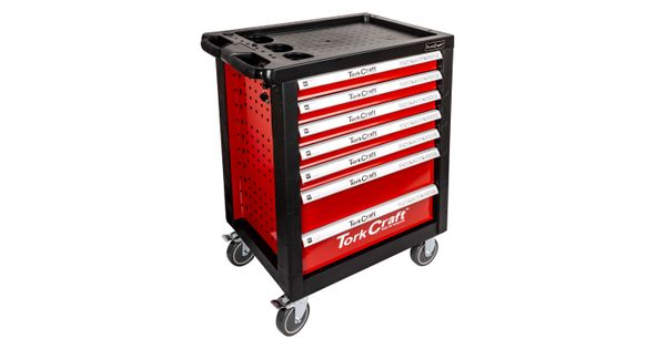 Tork Craft 7 Drawer Roller Tool Box Cabinet On Castors Empty product image