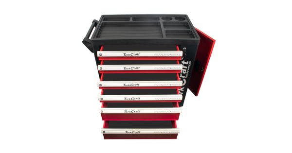Tork Craft Empty 6-Drawer Roller Tool Trolley Cabinet on Castors TC620060 product image