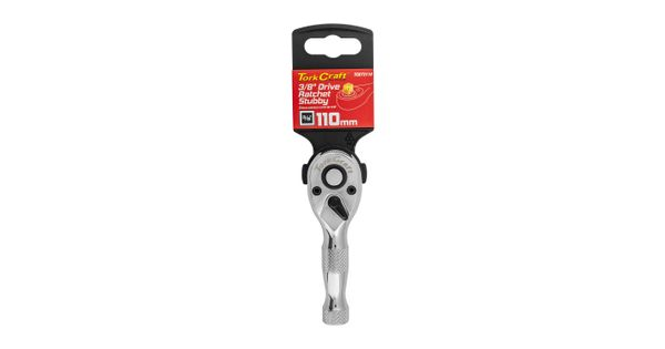 Ratchet 110mm 3/8' Drive Steel Handle Stubby product image