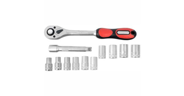 Socket & Ratchet Set 12pc 10-22mm 1/2' Drive 12 Crv 12 Point product image