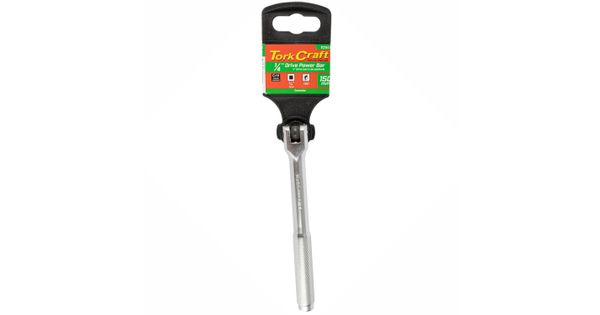 Power Bar 1/4'm Drive 150mm Swivel Head Steel Handle Socket product image