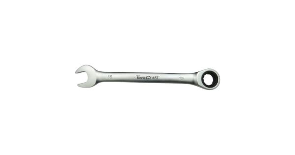 Combination Ratchet Wrench 15mm Fixed Head Spanner product image