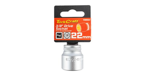 Socket 3/8'dr 22mm 12pt Crv product image