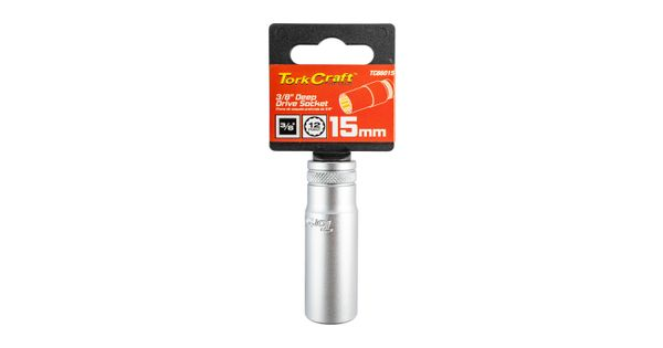 Deep Socket 3/8'dr 15mm 12pt Crv product image