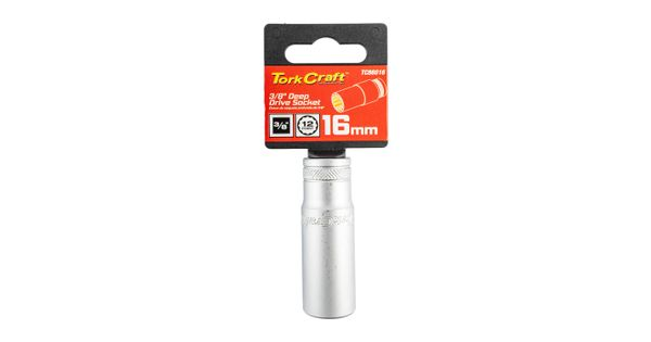 Deep Socket 3/8'dr 16mm 12pt Crv product image