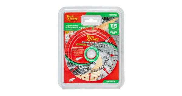 Tork Craft 115mm Multi-Material Diamond Cutting Blade for Angle Grinders product image