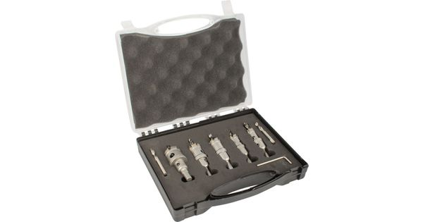 Hole Saw Set Tct 5pc 16,20,22,25.32mm For Metal C/w Carry Case product image