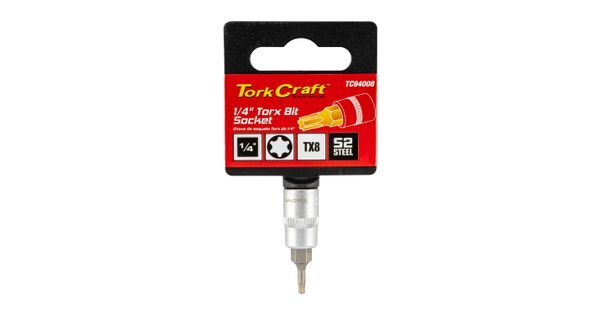 Socket Bit 1/4'dr Torx T8 S2 Material product image