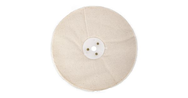White Buff/mop Unstitched 200 X 50 Ply X 1/2' Hole product image