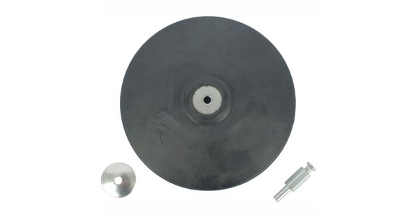 Backing Pad Rubber 150mm W/arbor product image
