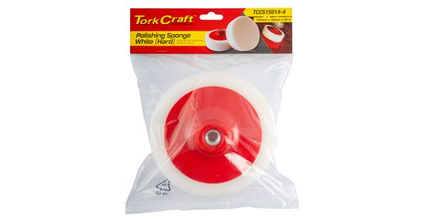 Compounding Sponge 150mm X M14 White Hard Foam Pad product image