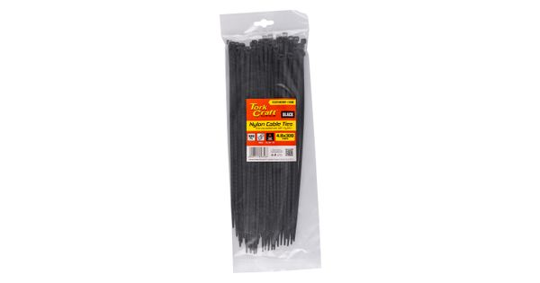 Nylon Cable Ties 4.8mm X 300mm Black 100pc product image