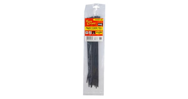 Nylon Cable Ties 4.8mm X 300mm Black 25pc product image