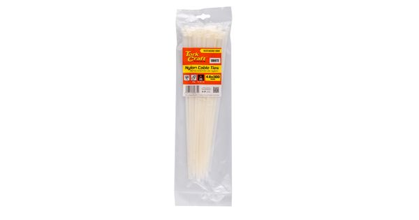 Nylon Cable Ties 4.8mm X 300mm White 50pc product image