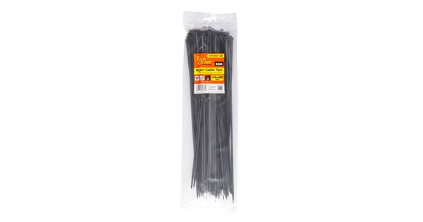 Nylon Cable Ties 4.8mm X 400mm Black 100pc product image