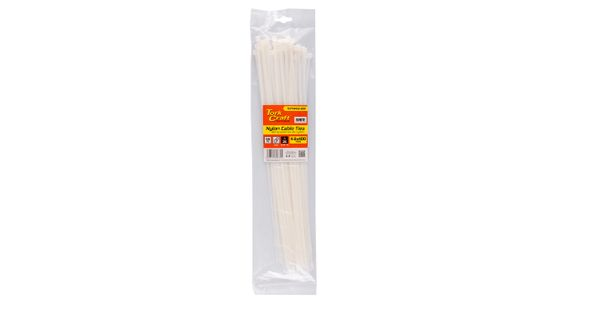 Nylon Cable Ties 4.8mm X 400mm White 50pc product image