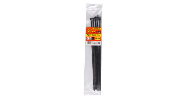 Nylon Cable Ties 7.6mm X 400mm Black 10pc product image