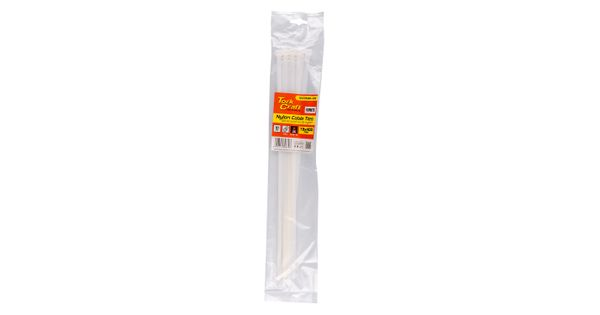Nylon Cable Ties 7.6mm X 400mm White 10pc product image
