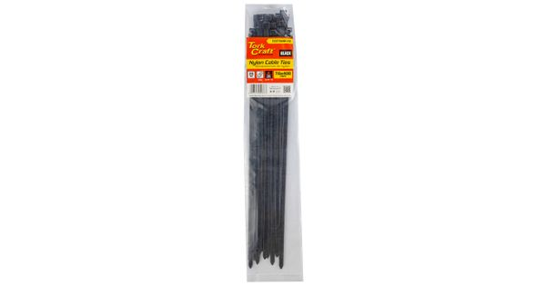 Nylon Cable Ties 7.6mm X 400mm Black 25pc product image
