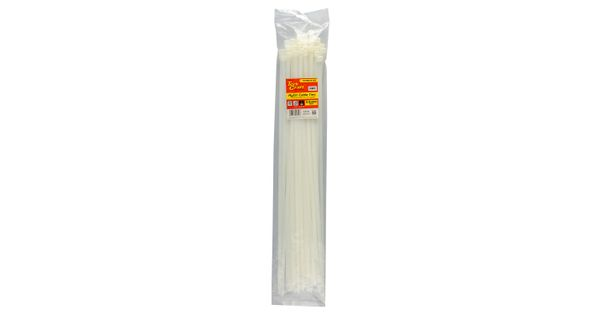 Nylon Cable Ties 8.8mm X 610mm White 50pc product image