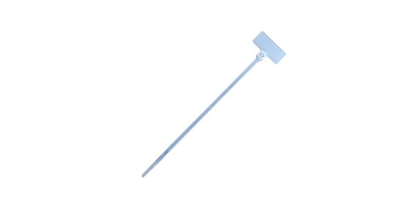 Marker Cable Ties 2.5mm X 110mm Pad 9mm X 20mm White 50pc product image