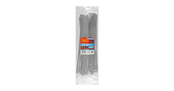 S/steel Cable Ties Ss304 4.6mm X 350mm Natural 50pc product image