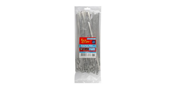 S/steel Cable Ties Ss304 7.9mm X 250mm Natural 100pc product image