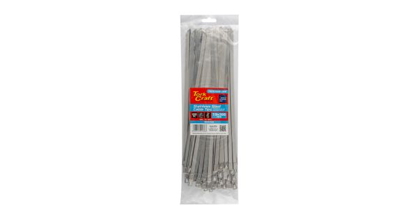 S/steel Cable Ties Ss304 7.9mm X 300mm Natural 100pc product image