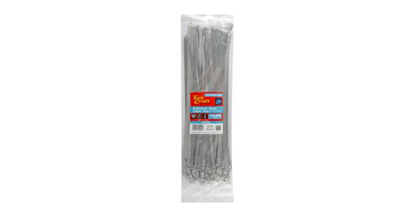 S/steel Cable Ties Ss304 7.9mm X 350mm Natural 100pc product image