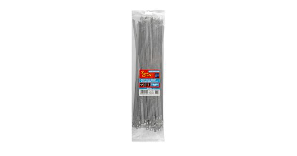 S/steel Cable Ties Ss304 7.9mm X 400mm Natural 100pc product image