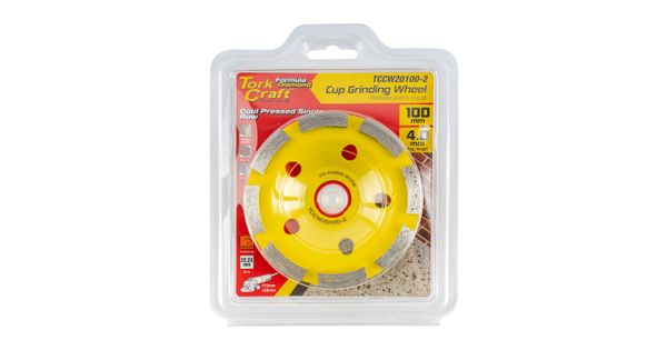 Dia. Cup Wheel 100mm X 22.23mm Single Row Cold Pressed Economy product image