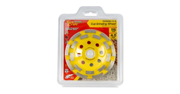 Dia. Cup Wheel 115mm X 22.23mm Dbl Row Cold Pressed Economy product image