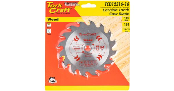 Blade Tct 125 X 16t 16/13 General Purpose Wood product image