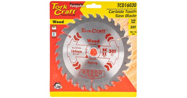 Blade Tct 160 X 30t 20/16 General Purpose Combination Wood product image