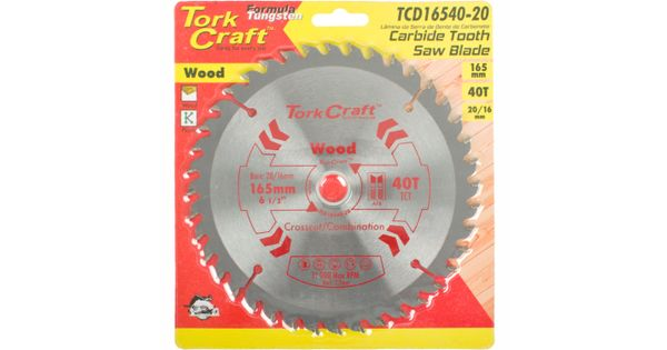 Blade Tct 165 X 40t 20/16 General Purpose Combination product image
