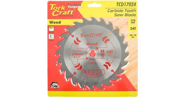 Blade Tct 170 X 24t 20/16 General Purpose Rip product image