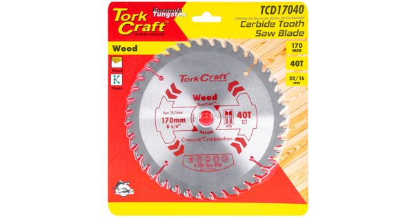Blade Tct 170 X 40t 20-16mm General Purpose Combination product image