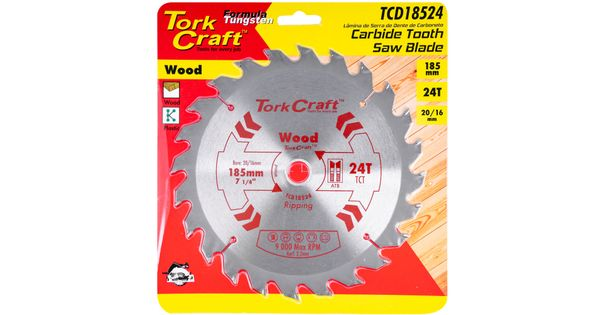 Blade Tct 185 X 24t 20/16 General Purpose Rip product image