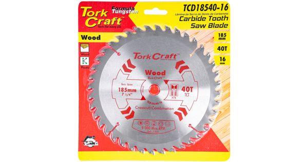 Blade Tct 185 X 40t 16mm General Purpose Combination product image