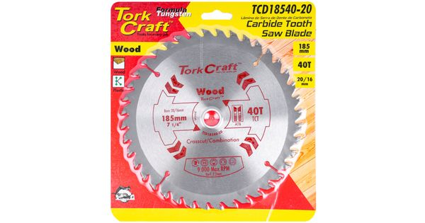 Blade Tct 185 X 40t 20/16 General Purpose Combination product image