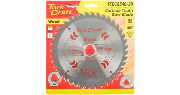 Blade Tct 185 X 40t 30/20/16/1 General Purpose Combination product image