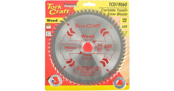 Blade Tct 190 X 60t 30/20 General Purpose Cross Cut product image
