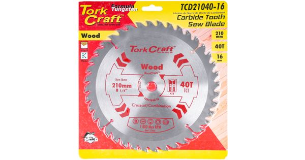 Blade Tct 210 X 40t 16mm General Purpose Combination product image