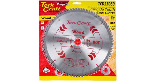 Blade Tct 250 X 80t 30/1/20/1 General Purpose Cross Cut Smooth product image